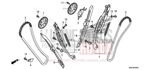 CAM CHAIN/TENSIONER VFR1200XDD de 2013